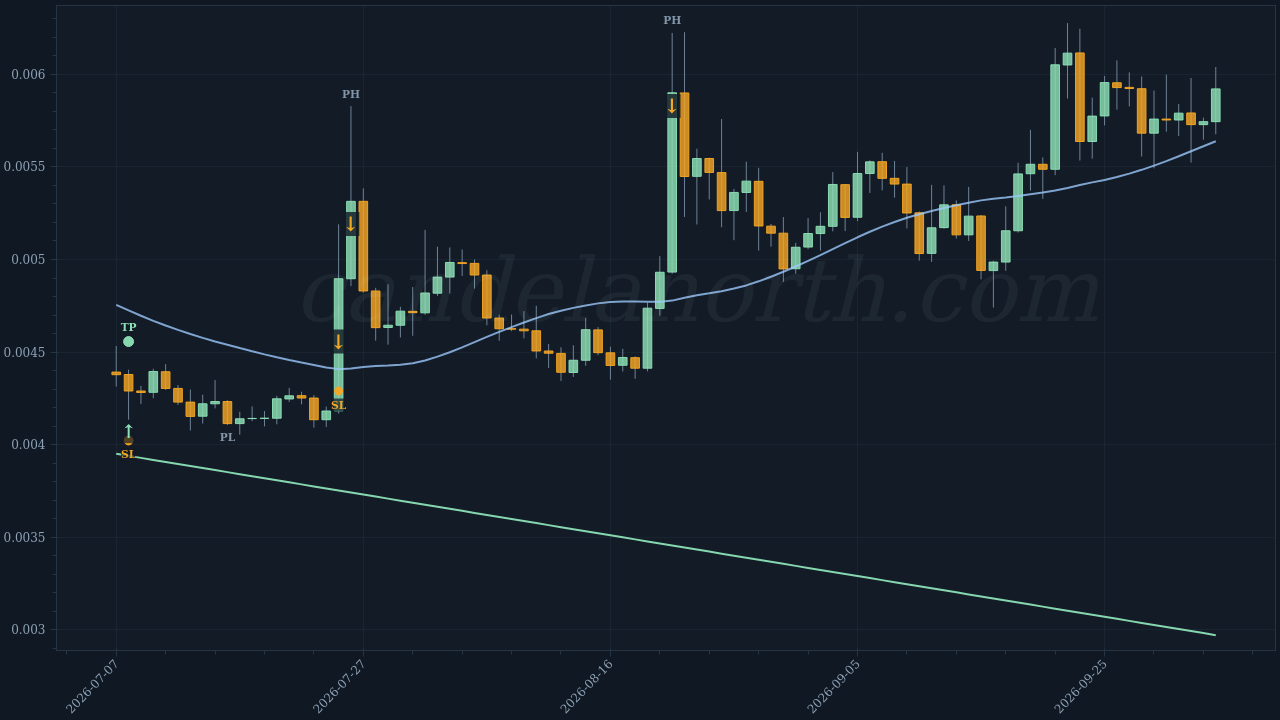 Shiba Inu (1000SHIB) Long trade chart